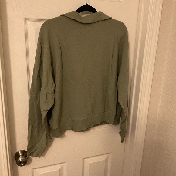 Hurley Women's Size xLarge Easy Oversized Pullover Sweater in Oil Green NWT - Picture 9 of 11